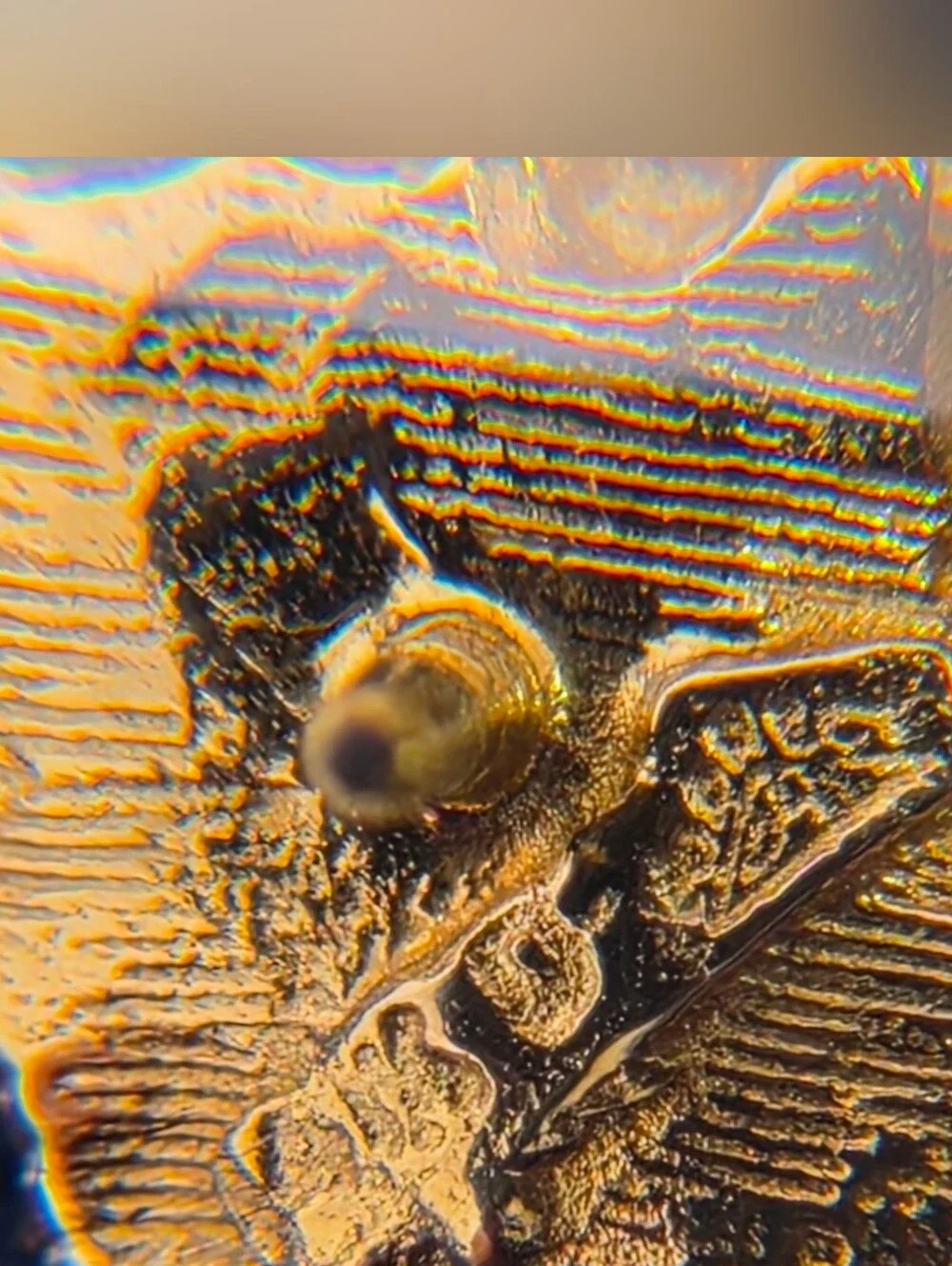 Vintage 14k Solid Yellow Gold Nugget Cluster Tie Tack Pin